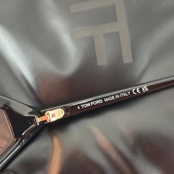 Tom Ford Black Amber Lorna FT 1121 01E Ski Shield Sunglasses - Picture 12 of 15